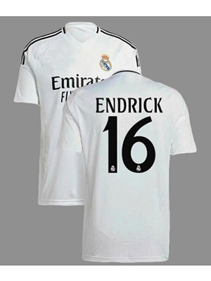 Endrick 2024-25 Yeni Sezonu Real Madrid Yetişkin Iç Saha Forması