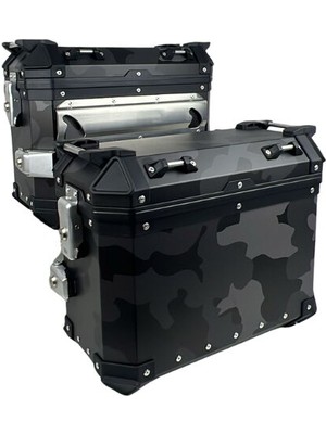Alüminyum Yan Çanta 33LT Takım KAMUFLAJ/SIYAH/MC00502