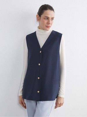 LC Waikiki Hilfa Yeni Sezon V Yaka Kadın YELEK_8684688801450