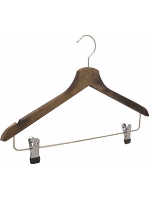 Matmel Ahşap Etek Pantolon Gömlek Askısı - Ceviz