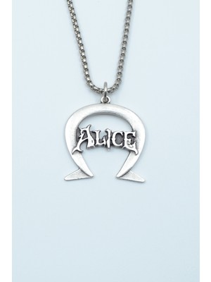 IDR Alice Gümüş Kaplama Örme Zincir Kolye