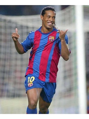 Special Arena Fc. B.a.r.c.e.l.o.n.a 2008-2009 Sezonu Ronaldinho Nostalji Forması