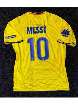 Special Arena B.a.r.c.e.l.o.n.a 2008/09 Sezonu Lionel Messi Nostalji Forması (Sarı)