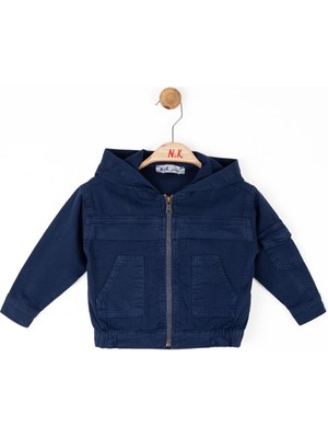 Nk Kids Erkek Bebek 1-4 Yaş Kapüşonlu Mevsimlik Ceket 46702 Lacivert