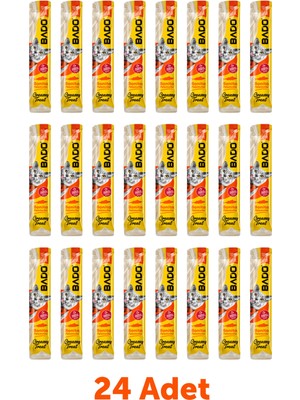 Bado Palamutlu Kedi Ödül Krema 15 gr x 24 Adet 6 Haftalık ve Üzeri Kediler İçin Lezzetli