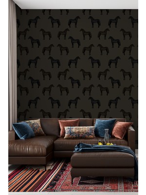 Dreamwall Dikey Çizgi Desenli Tek Parça Duvar Kağıdı -Isı ve Ses Yalıtımı Yırtılmaz