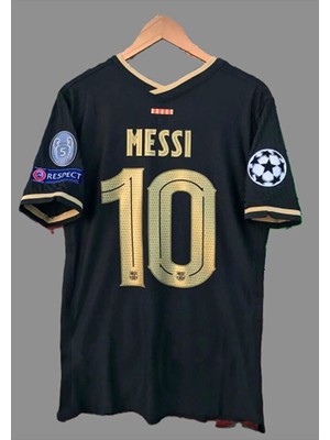 Special Arena Barcelona 2020 21 Lionel Messi Siyah Nostalji Yetişkin Deplasman FORMASI7474522900