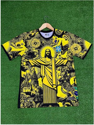 Special Arena Brezilya Neymar Jr Özel Konsept Forması (Yellow)