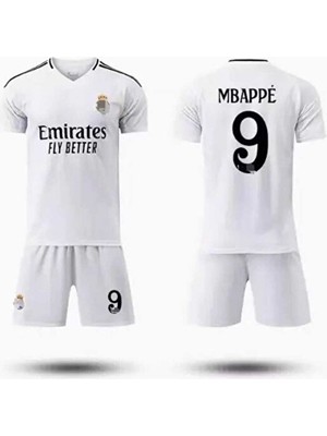 Special Arena R.e.a.l M.a.d.r.i.d 2024/25 Yeni Sezon Kylian Mbappe Iç Saha Çocuk Forması 4'lü Set