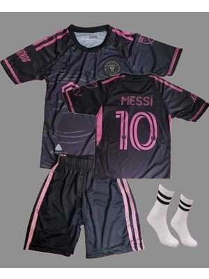 Special Arena Lionel Messi 2023-24 Sezonu Inter M,i,a,m,i, Çocuk Forması 4'lü Set