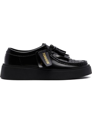 Clarks Deri Siyah Kadın Loafer Torview W