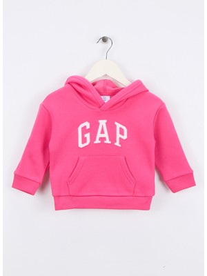 Gap Baskılı Bebek Pembe Sweatshırt 743060000-A