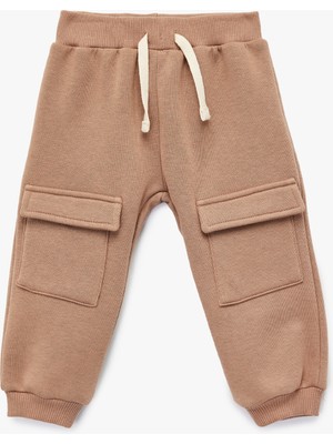 Koton Pamuklu Bağcıklı Kargo Cep Detaylı Jogger Eşofman Altı