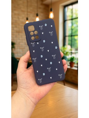 Vip Case Xiaomi Redmi 10 2022 Mini Fiyonk Desenli Silikon Darbe Emici Klasik Korumalı Rubber Kılıf