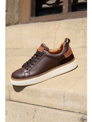 Sheriff  %100 Hakiki Deri Erkek Sneaker Ayakkabı ,günlük Casual Ayakkabı