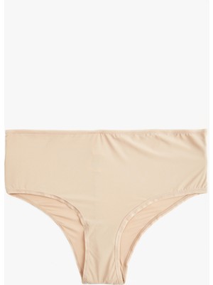 Koton Yüksek Bel Rahat Kalıp Basic Brazilian Külot
