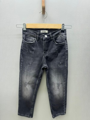 Jacklions Jack Lions Erkek Çocuk 4-14 Yaş Yüksek Bel Denim Pantolon 2429 Siyah