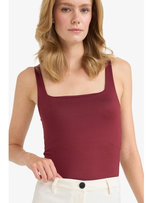 DeFacto Kare Yaka Çıtçıtlı Body F9773AX25HS