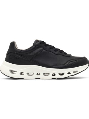 Derimod Studio Erkek Siyah Bağcıklı Kalın Tabanlı Sneaker 25WFD780210