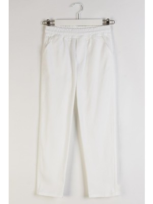 Dmb Mojo Erkek Çocuk 4-9 Yaş Pamuklu Gabardin Pantolon 7723 Beyaz