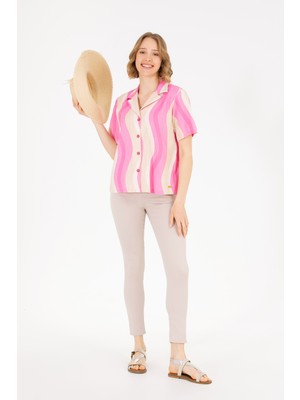 U.S. Polo Assn. Kadın Taş Pantolon (Kanvas-Chino) 50263208-VR049