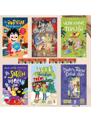 Timaş Çocuk Bir Robotun Kafası Karışırsa, Acil Yardım Treni, Uçan Anne Terliği, Dedem Tekrar Çocuk Oldu, Ya Şarjım Biterse, Duygu Orkestrası(6 Kitap)