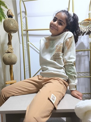 Şimo Butik Erkek Kız Çocuk Alt Üst Takım Unisex Uzun Kollu Eşofman Rahat Spor Şık Modern Tasarım Ribanalı