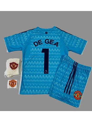 Special Arena David De Gea 2022-23 Sezonu Manchester/united Kaleci Çocuk Forması 4'lü Set (Armalı)