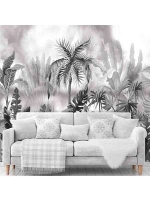 Dreamwall Tropik Orman Desenli Yırtılmaz Slinebilir Tekstil Duvar Kağıdı