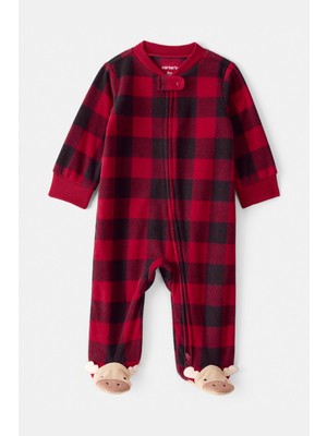 Carter's Bebek Bebek Kırmızı Polar Tulum