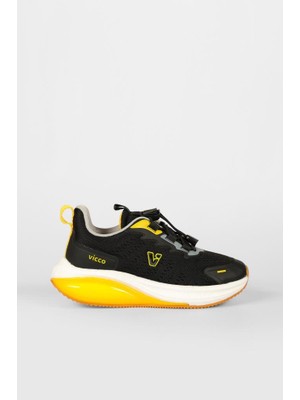 Vicco Knit Siyah Çocuk Sneakers