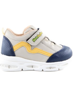 Şirin Bebe 251-5 Bej Lacivert Çocuk Sneakers