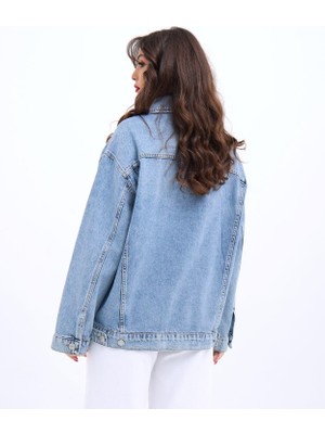 Hariqa 7174 Kot Ceket-Mavi