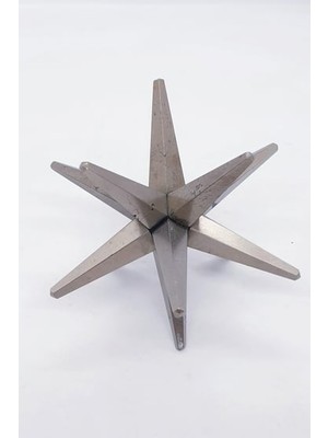 12 Noktalı Merkaba Yıldızı Pirit Doğal Taş