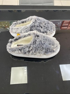 Akınal Bella Home Kadın Peluş Kışlık Ev Terliği Siyah