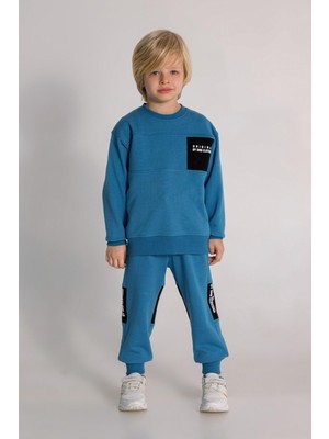 Dmb Mojo Erkek Çocuk 4-8 Yaş Basic Eşofman Takımı Mavi