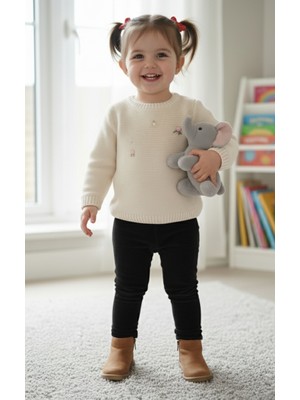 Fitilli Kadife Çocuk Taytı 1 Yaş, 2 Yaş, 3 Yaş, 4 Yaş, 5 Yaş, 6 Yaş, 7 Yaş, 8 Yaş