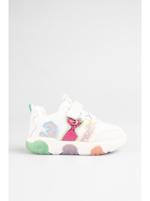 Vicco Number Beyaz Yeşil Çocuk Sneakers