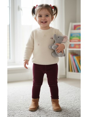 Fitilli Kadife Çocuk Taytı 1 Yaş, 2 Yaş, 3 Yaş, 4 Yaş, 5 Yaş, 6 Yaş, 7 Yaş, 8 Yaş