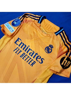 Special Arena R.e.a.l M.a.d.r.i.d 2024/25 Yeni Sezon Isimsiz Deplasman Forması (Orange)