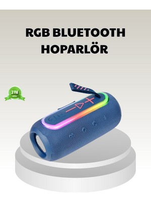 Astraltech Mavi Taşınabilir Bluetooth Hoparlör Kompakt Tasarım ve Güçlü Ses
