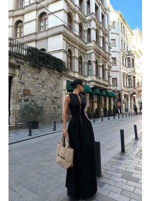 Jamolls Fermuarlı Bele Oturan Geniş Çan Etek Pinterest Tasarım Trend Elbise