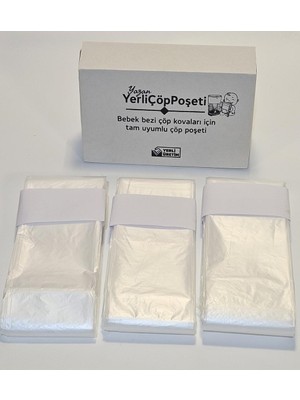 Reyo Tommee Tippee Twist&click ile Tam Uyumlu Malı Çöp - 3 Lü Yedek Poşet Paketi