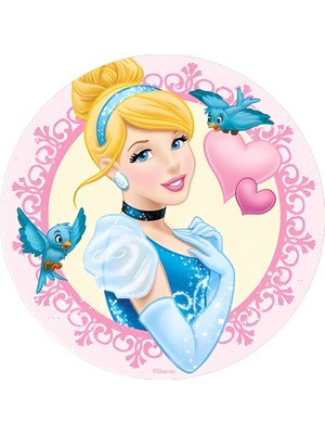 Deniz Parti Yenilebilir Şekerli Kağıt Baskısı Cupcake ve Pasta Resim Baskı Peri Kız Temalı 30