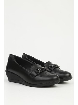 Pierre Cardin PC-54948 Siyah Kadın Günlük Anne Ayakkabısı