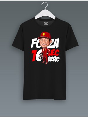 FNBX Forza Leclerc Kırmızı T-Shirt