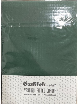 Özdilek Colurist Lastikli Fitted Tek Kişilik Çarşaf Takımı 100 x 200 +30 cm ( 30 cm Yükseklik ) Zümrüt