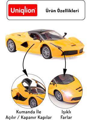 Uniqlion Kapıları Açılan Işıklı Süper Araba