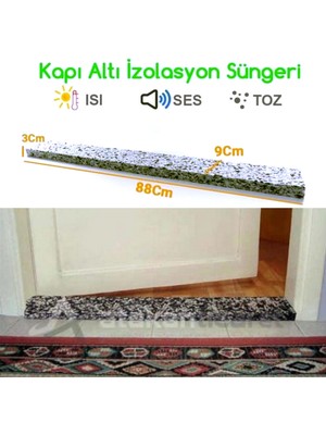 Neler Geldi Neler 1 Adet Kapı Altı Rüzgar Önleyici Kapı Altı Izolasyon Süngeri Kapı Altı Eşik Süngeri Rüzgar Önleyici