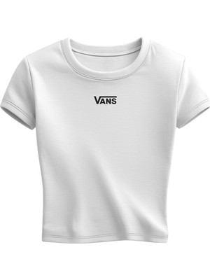 Vans Cameron Tee Kadın Beyaz T-Shirt - VN000RD1